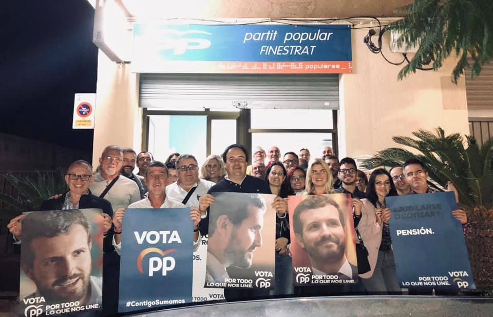 El PP sigue siendo la fuerza más votada en Finestrat